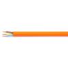 RS PRO Napájecí kabel, řada: CRCA 3žilový 100 m Polyolefin plášť, Oranžová, vnější průměr: 10.2 mm OD, 500 V 90 °C