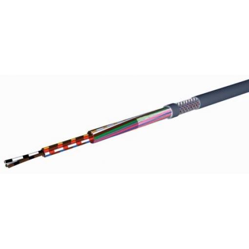 Datový kabel, řada: LIYCY, Polyvinylchlorid, 300 V 1 mm², chování ohně: IEC 60332-1, Zpomalovač hoření NF C 32-070/C2,