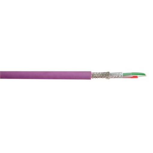 Datový kabel, řada: Bus 2žilový, 300 V Polyvinylchlorid plášť 0.64 mm² 22 AWG, vnější průměr: 7.2 mm RS PRO Stíněný 100