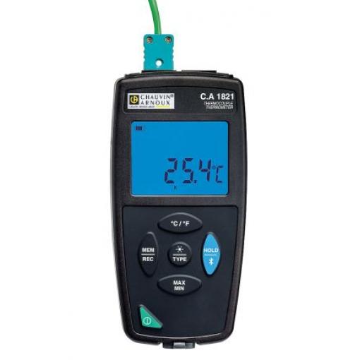 Digitální teploměr Kabelový P01654821, přesnost: 0.1% + 0.6°C °C, F, Fahrenheit, typ sondy: Typ S, Typ R, Typ E, K, Typ