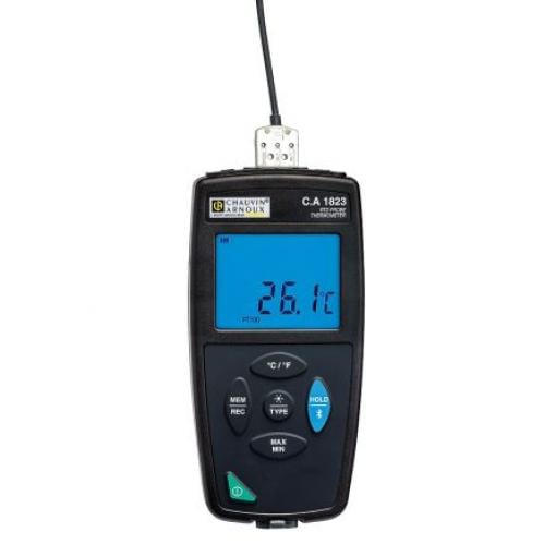 Digitální teploměr Kabelový P01654823, přesnost: ±0.1°C °C, Fahrenheit, F, typ sondy: PT1000, PT100 1, rozsah teploty: