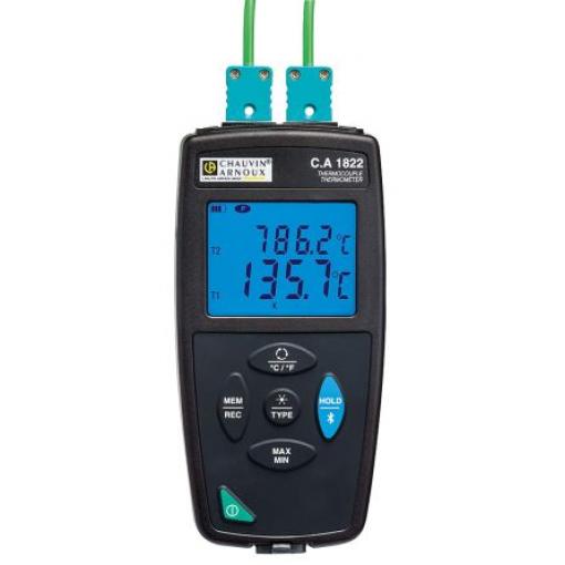 Digitální teploměr Kabelový P01654822, přesnost: ±0.1% R + 0.6°C °C, Fahrenheit, F, typ sondy: Typ N, Typ R, Typ E, Typ