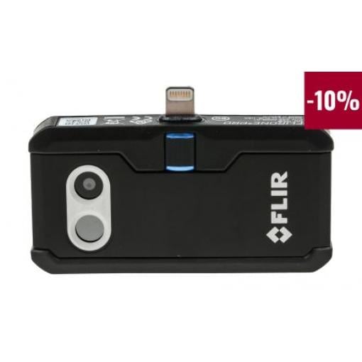 Termokamera, přesnost: ±3°C FLIR ONE PRO Automatické snímání na kameře Indikátor úrovně baterie 14 mm 67 mm 160 x 120