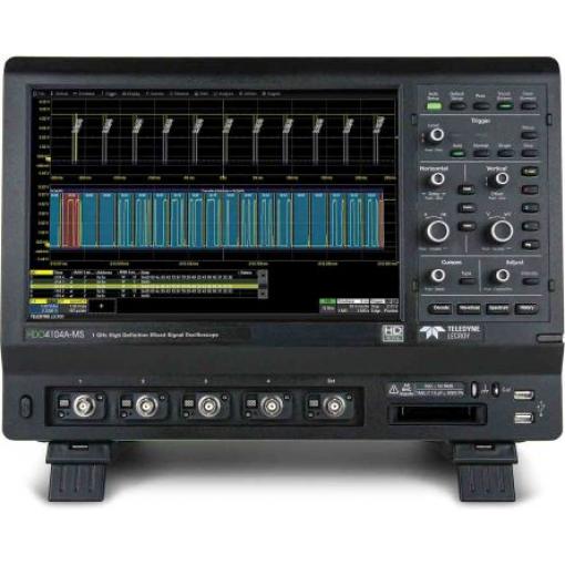 Osciloskop, řada: HDO4000A HDO4104A-MS Pracovní stůl 1 GHz Teledyne LeCroy 16 kanálový