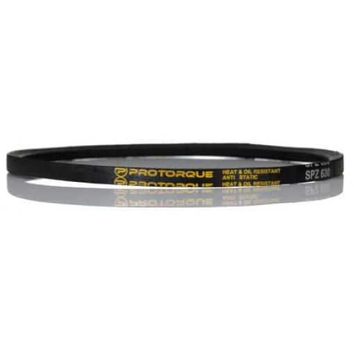 Hnací řemen SPZ RS PRO 630 mm, délka: 592 mm, Pryž, Polyester 70 °C -40 °C, řada: SPZ