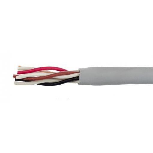 Datový kabel, řada: Ecogen Ecocable Mini, MPPE, 300 V 0.09 mm², chování ohně: Bez halogenů Alpha Wire 30 m, Šedá