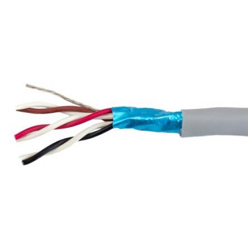 Datový kabel, řada: Ecogen Ecocable Mini, MPPE, 300 V 0.24 mm², chování ohně: Bez halogenů Alpha Wire 30 m, Šedá