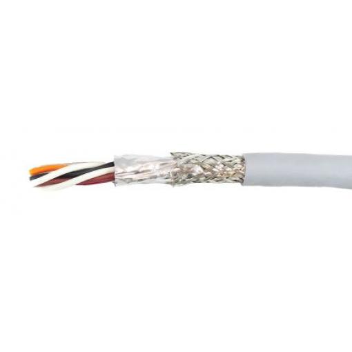 Datový kabel, řada: Ecogen Ecocable Mini, MPPE, 300 V 0.15 mm², chování ohně: Bez halogenů Alpha Wire 30 m, Šedá