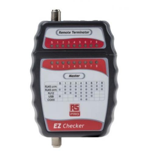 Tester síťových kabelů Tester kabelů RS PRO BNC, RJ11, RJ45