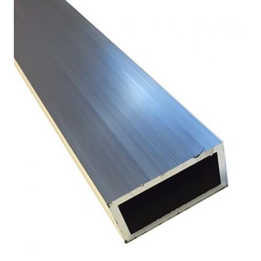 RS PRO Kovová trubka Pravoúhlý, délka: 1 m x 20 mm, šířka: 50 mm 2 mm