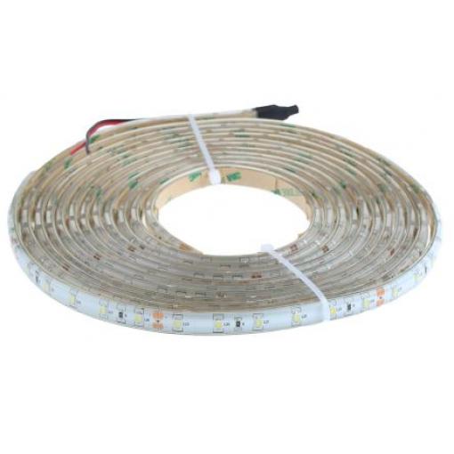 RS PRO Páska LED, řada: LS, počet diod LED/metr: 60, 7000k, Bílá, délka pásky: 5 m, 24 V, napájení na měřidlo: 4.8 W,