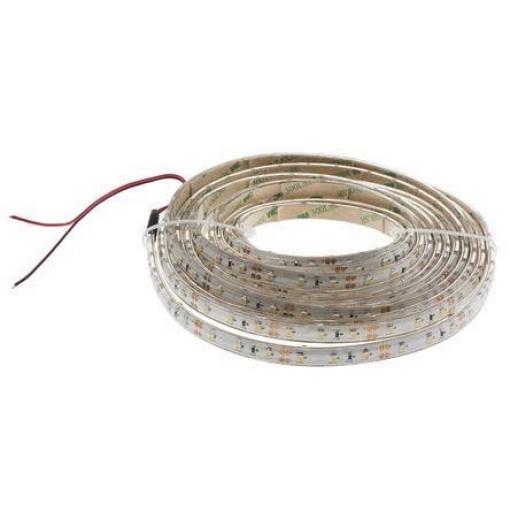 RS PRO Páska LED, řada: LS, počet diod LED/metr: 60, 3200k, Bílá, délka pásky: 5 m, 24 V, napájení na měřidlo: 4.8 W,