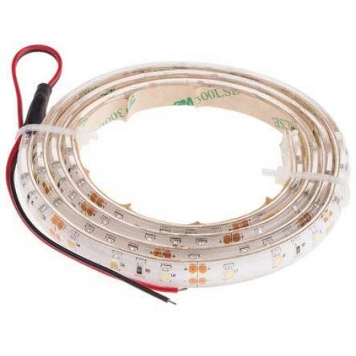 RS PRO Páska LED, řada: LS, počet diod LED/metr: 60, 3200k, Bílá, délka pásky: 1 m, 24 V, napájení na měřidlo: 4.8 W,