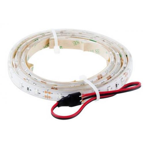 RS PRO Páska LED, řada: LS, počet diod LED/metr: 60, Červená, délka pásky: 1 m, 24 V, napájení na měřidlo: 4.8 W, šířka