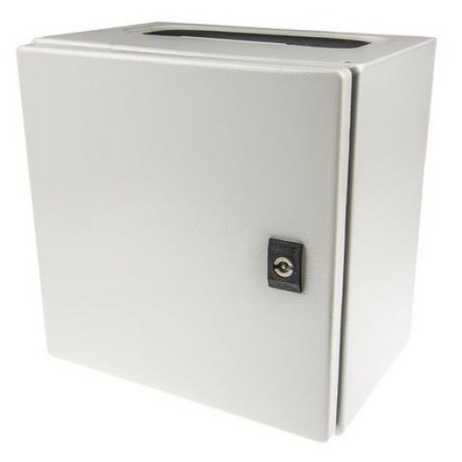 Schneider Electric Nástěnná krabice, řada: Spacial CRN IP66 Ocel Šedá 400 mm 400 mm 200 mm