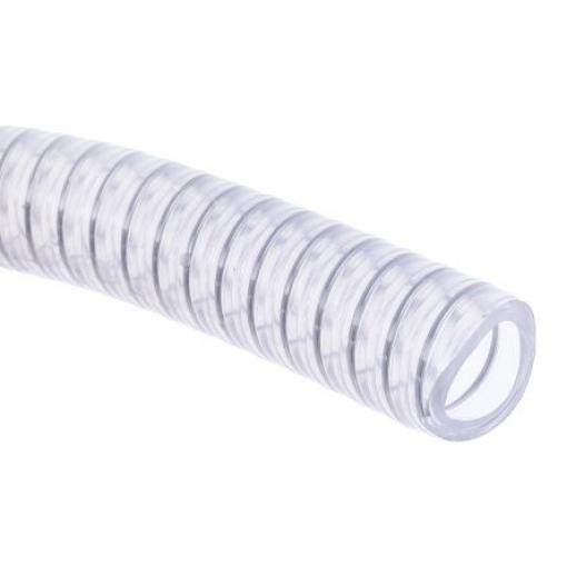 Ohebné trubky Polyvinylchlorid délka 10 m Čirá, vnitřní průměr: 19 mm (vnitřní prům.) RS PRO 26 mm OD