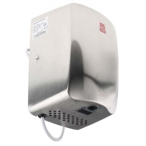 RS PRO Osoušeč rukou Automatické Nerezová ocel 1.15 kW Matný 152 mm x 260 mm, šířka: 180 mm