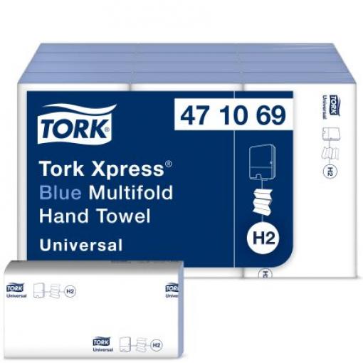 Tork Papírový ručník, Xpress 81 x 213 (Folded) mm, 241 x 213 (Unfolded) mm Složený 250 archů 1
