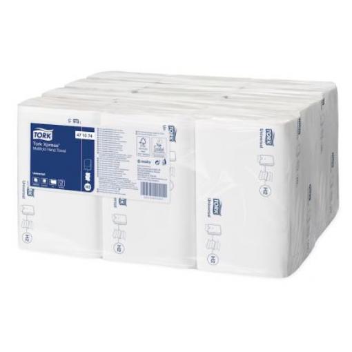 Tork Papírový ručník, Xpress 241 x 213 (Unfolded) mm, 81 x 213 (Folded) mm Složený 250 archů 1