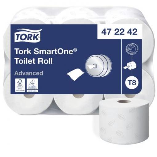Role toaletního papíru 6 ks 1150 archů 207 m Tork 2