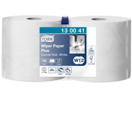 Tork Papírový ručník, Tork Wiping Paper Plus Role 750 archů 2