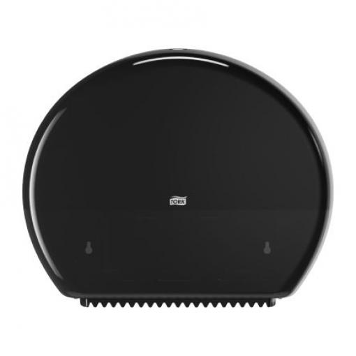 Tork Dávkovač toaletního papíru, Jednoduchý, Černá, Plastové, 133 mm x 360 mm, šířka: 437 mm