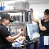 Dávkovač papírových ručníků Plastové, Bílá, Tyrkysová Nástěnná montáž, nástěnná montáž: Nástěnná 206 mm x 394 mm, šířka: