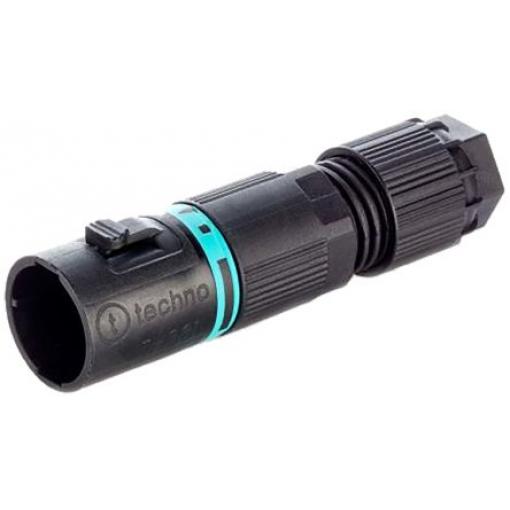 RS PRO Konektor pro osvětlení, řada: TeePlug Kabel Vnější Konektor Tee Plug Šroubová 10A, IP68 barva Černá, formát pólů: