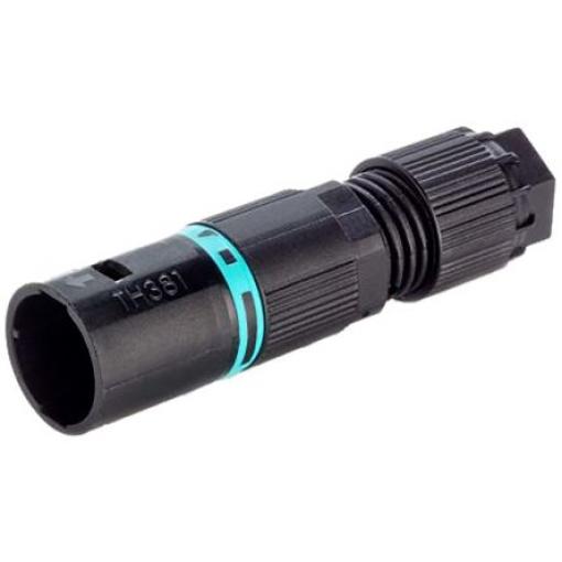 RS PRO Konektor pro osvětlení, řada: TeePlug Kabel Vnější Konektor Tee Plug Šroubová 10A, IP68 barva Černá, formát pólů: