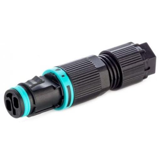 RS PRO Konektor pro osvětlení, řada: TeePlug Kabel Vnitřní Konektor Tee Socket Šroubová 10A, IP68 barva Černá, formát