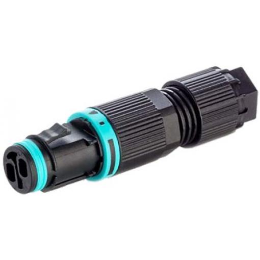 RS PRO Konektor pro osvětlení, řada: TeePlug Kabel Vnitřní Konektor Tee Socket Šroubová 10A, IP68 barva Černá, formát