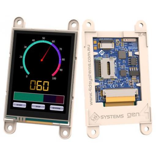 Barevný displej LCD gen4-IoD-24T, řada: gen4 60.96 mm Dotykový displej 240 x 320 pixel podsvícení LED rozhraní UART 4D