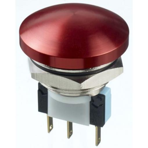 APEM Tlačítkový spínač, řada: AV IP65 DPDT Panel Okamžité 22.2 mm 5 A 250 V ac