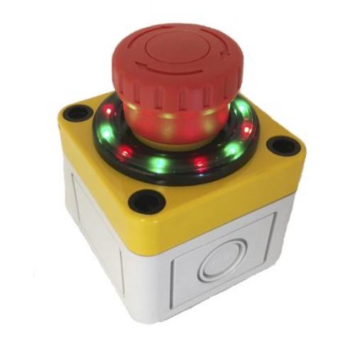 APEM A02ES-H Uvolnění kroucením Tlačítko nouzového vypínače Montáž do panelu 22 mm 2 NO/2 NC IP20, IP65
