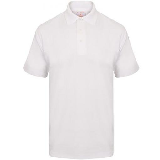 Polokošile Unisex, Bílá, Bavlna, polyester, EUR: XXL, UK: XXL Krátké