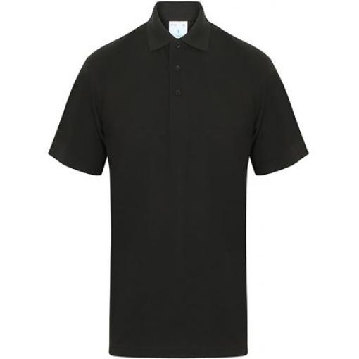 RS PRO Basic Černá Polyester, Bavlna Polokošile 2XL