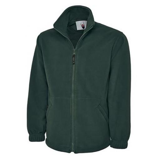 Flísová bunda Unisex, SC: 2XL, SC: 460 to 480 mm, Zelená, Polyester Zip, Nepromokavá léga RS PRO, řada: Premium No