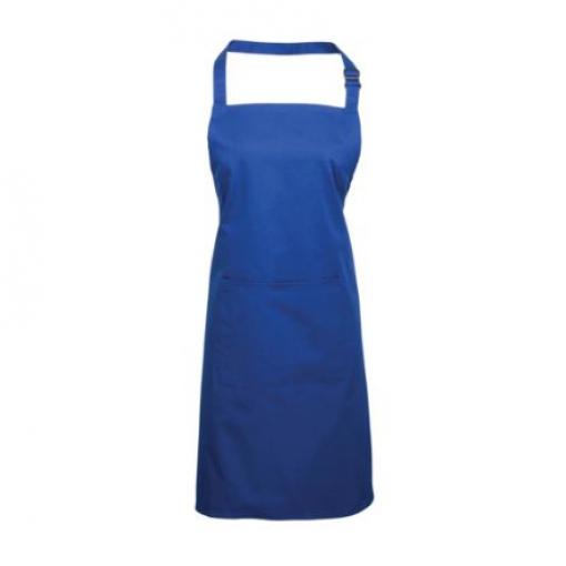 RS PRO Zástěra, Královská modrá Opakovaně použitelné, Bavlna, Polyester EN407, EN388, EN374, EN511, EN420, délka: 860 mm