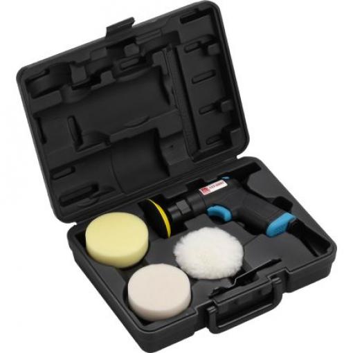 RS PRO Pneumatická bruska, 1/4 in BSP Vibrační bruska, 2.5 m/s², velikost podložky: 76.2 mm 73.6 L/min, 2100rpm