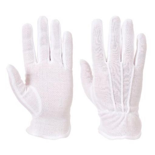 RS PRO Pracovní rukavice Bílá CE Bavlna Latex, Nitril, Polyuretan, PVC A080WHR