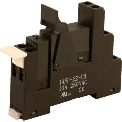 Hongfa Europe GMBH Relé rozhraní 24 V dc DPDT Lišta DIN 2RM 8 A