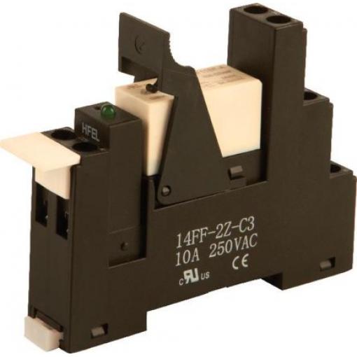 Hongfa Europe GMBH Relé rozhraní 230 V ac DPDT Lišta DIN 2RM 8 A