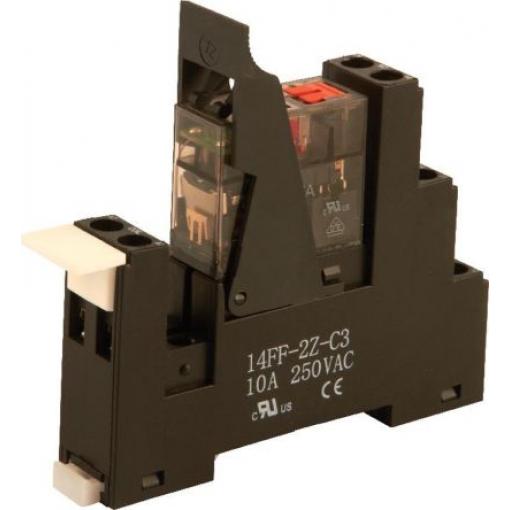 Hongfa Europe GMBH Relé rozhraní 230 V ac DPDT Lišta DIN RMTFL 8 A