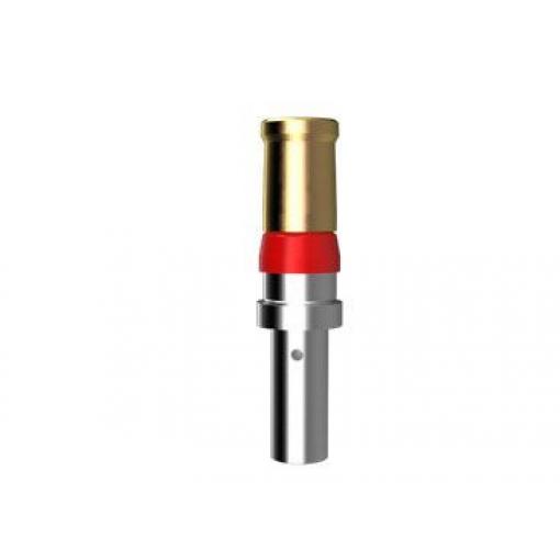 Kontakt pro konektory D-Sub, řada: DW, Vnější Krimpovací, pokovení: Zlato přes nikl, max. AWG: 16 AWG, typ kontaktu: