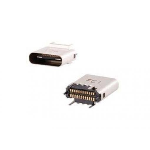 Amphenol ICC Konektor USB, řada: 101xxxxx-0001LF Vnitřní, počet portů: 1portový, orientace těla: Rovný USB typu C, 100