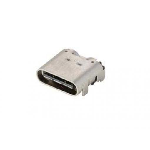 Konektor USB C, číslo řady: 10137065, orientace těla: Pravý úhel, Samice (verze 3.1) , Povrchová montáž Amphenol FCI,