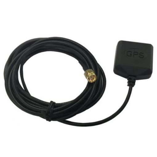 Anténa GPS ANT-GPSC-SMA Nízkošumový zesilovač Magnetické Čtvercový SMA Vnější RF Solutions 28 dBi GPS