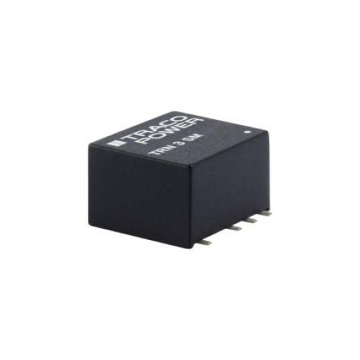 TRACOPOWER Měnič DC/DC TRN 3SM, výstup: 24 V dc 1.6 kV dc, Vin 13.2V dc 125 mA, Vin 4.5V 3 W -40 °C 85 °C Povrch