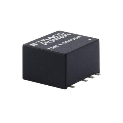 TRACOPOWER Měnič DC/DC TRN 1SM, výstup: 24 V dc 1.6 kV dc, Vin 36V dc 45 mA, Vin 9V 1 W -40 °C 90 °C Povrch