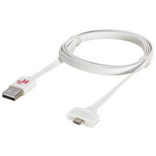 Rosenberger Kabel USB do zásuvky IC Vnější, řada: L99, A: USB typu A, 1 m Vnější, Bílá, B: Micro USB typ B